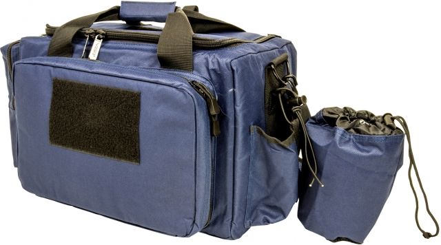 VISM Competition Range Bag w/ Non-Zip Side Pockets Blue - Vism