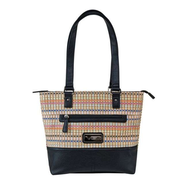 Vism Concealed Carry Woven Tote Bag Black