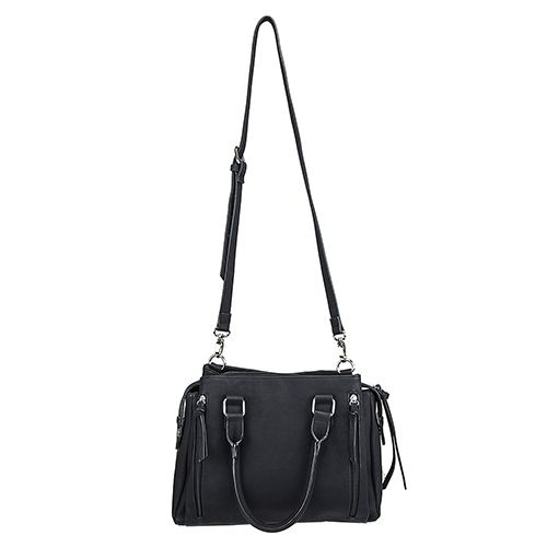 Vism Daisy Crossbody Satchel Black - Vism