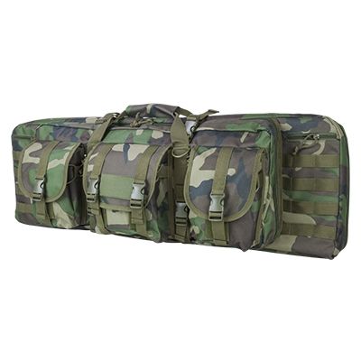 VISM Double Carbine Rifle Case 36in Woodland Camo - Vism