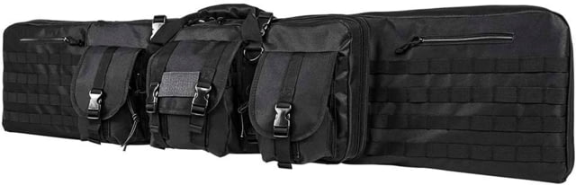 VISM Double 52in Carbine Case Black - VSM Gun Cases
