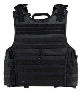 Vism Expert Heavy Duty Plate Carrier Vest - 2XL+ Black - Vism