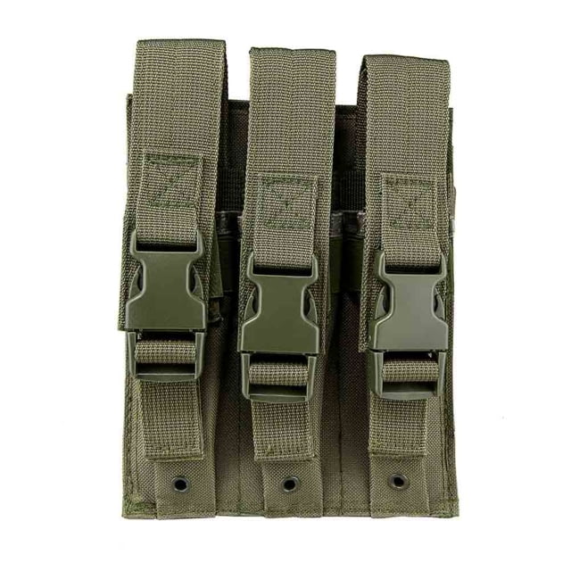 VISM Hicap Pistol Triple Magazine Pouch Green - Vism