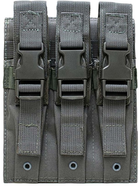 VISM Hicap Pistol Triple Magazine Pouch Urban Gray - Vism