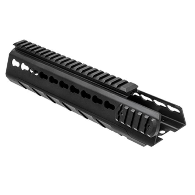 VISM KeyMod Triangle Handguard for AR-15 Black Mid Length - Vism