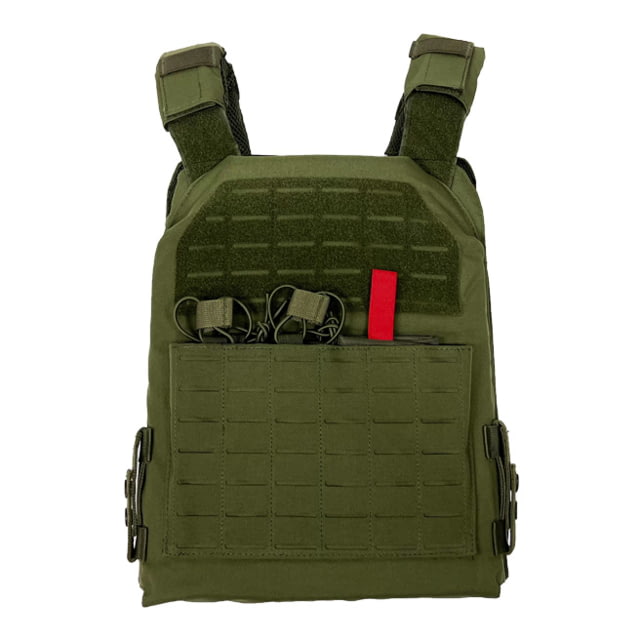 VISM Laser Cut Plate Carrier 11x14 in Green - VSM Gun Cases