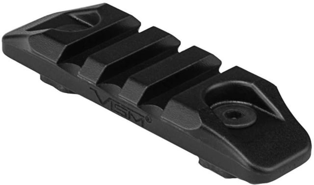 VISM M-Lok & Keymod Picatinny Accessory Rail Short Black - Vism