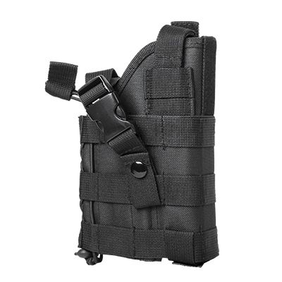 VISM Modular Molle Pistol Holster/Black BLACK - Vism