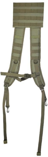 VISM MOLLE Backpack Straps Green - Vism