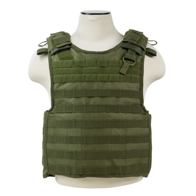 VISM MOLLE Quick Release Plate Carrier Vest Green - Vism