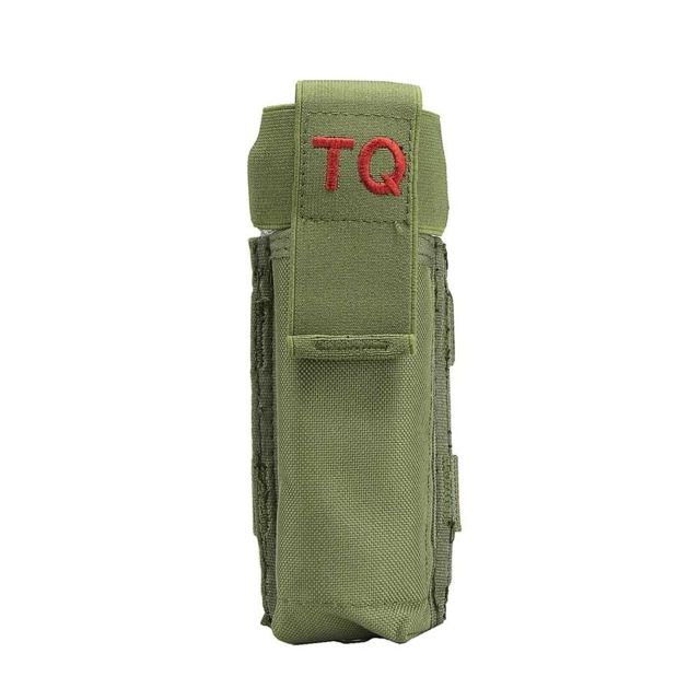VISM Molle Tourniquet w/ Elastic Flap Green - Vism