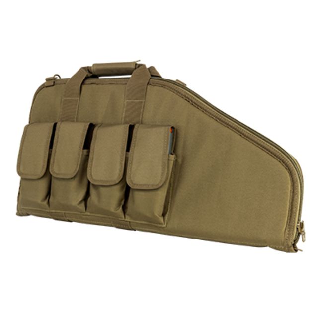 VISM Padded AR15/AK Carbine Pistol Case w/Shoulder Sling 2907 28in Tan Rifle Shaped - Vism