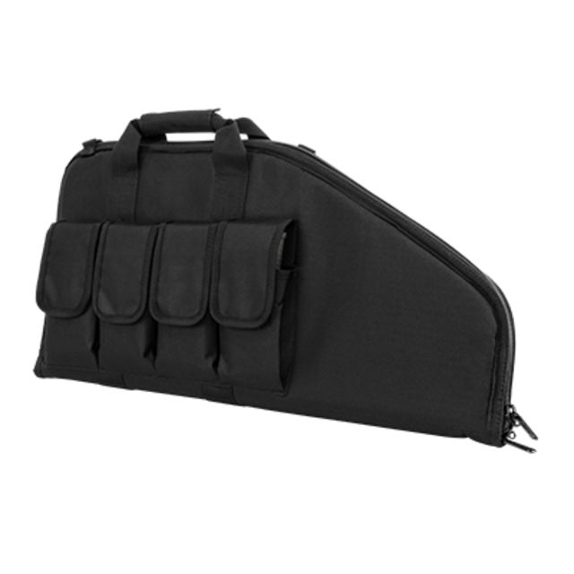 VISM Padded AR15/AK Carbine Pistol Case w/Shoulder Sling 2907 28in Black Rifle Shaped - Vism