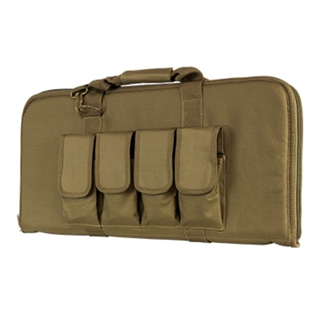 VISM Padded AR15/AK Carbine Pistol Case w/Shoulder Sling 2910 28in Tan Rectangular - Vism