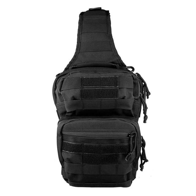 VISM Shoulder Sling Utility Bag Black - Vism