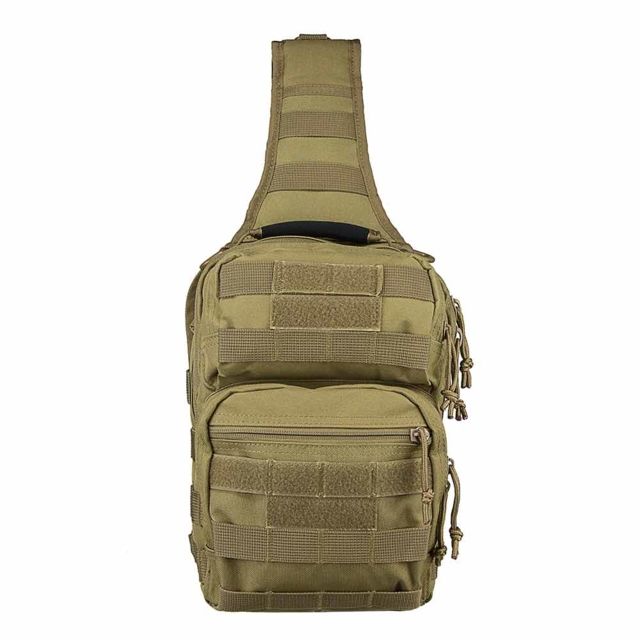 VISM Shoulder Sling Utility Bag Tan - Vism