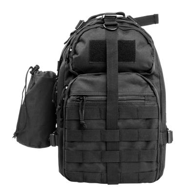 Vism Sling Backpack Pack/ Water Bottle Carrier/ Black - Vism