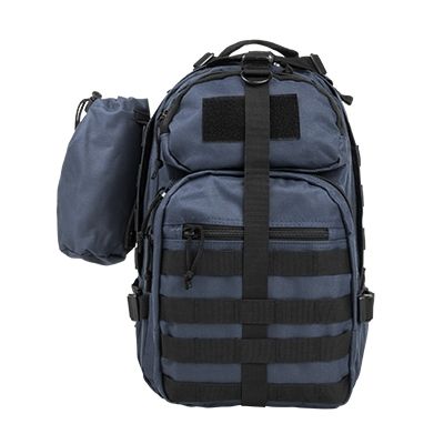 Vism Sling Backpack Pack/ Water Bottle Carrier/ Blue W/Black Trim - Vism