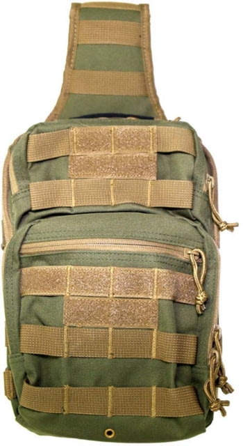 VISM Sling Utility Bag Green/Tan Trim - Vism