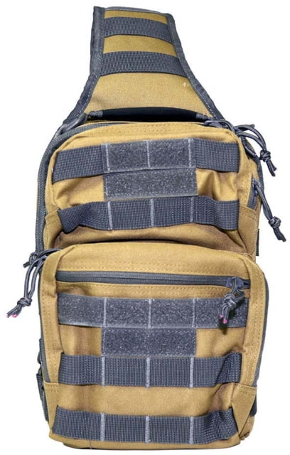 VISM Sling Utility Bag Tan/Urban Gray Trim - Vism