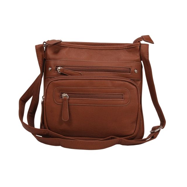 Vism Small Messenger Crossbody Brown - Vism
