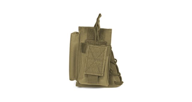 Vism Stock Riser With Mag Pouch Tan - Vism