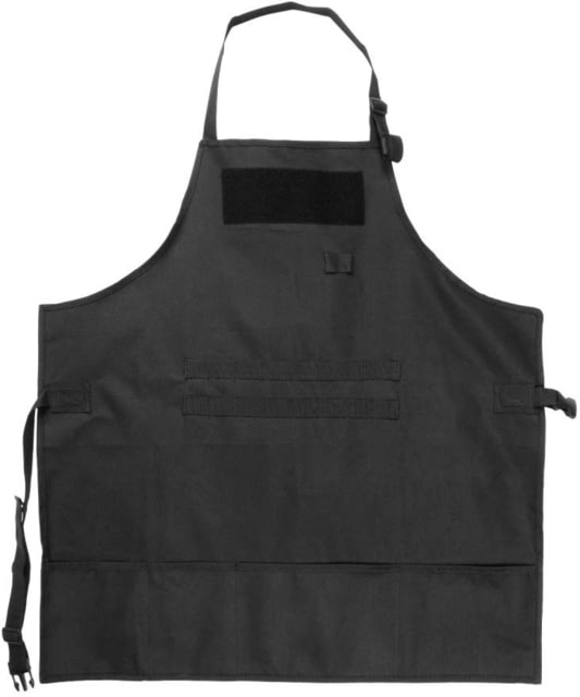 VISM Tactical Apron Buckle/Snap PVC Black - Vism