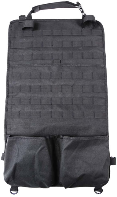 VISM Tactical MOLLE Seat Panel Organizer Black - Vism