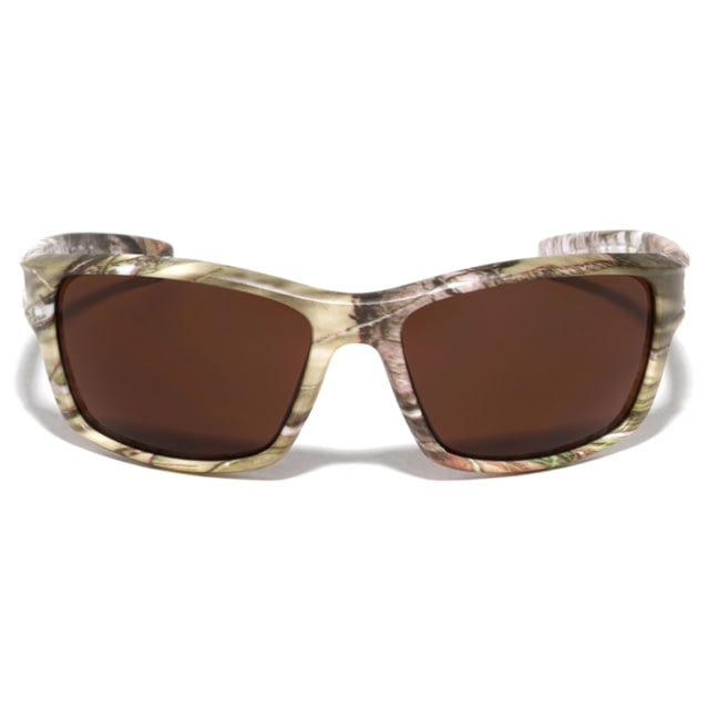 VISM Thick Frame Rectangle Sunglasses Camo Frame Black Lens Camo - Vism