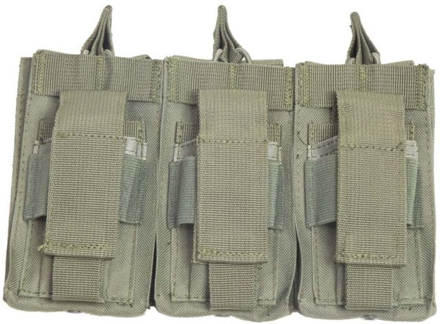 VISM Triple AR/Pistol Mag Pouch Green - Vism