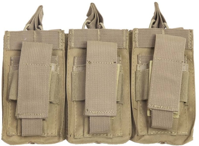 VISM Triple AR/Pistol Mag Pouch Tan - Vism