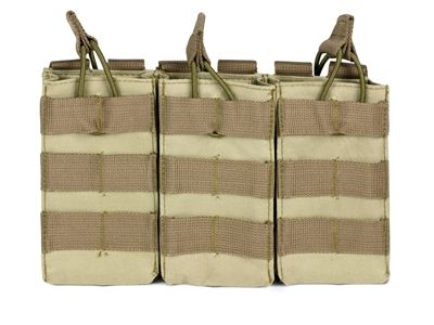 Vism Triple Pistol Mag Pouch Tan - Vism