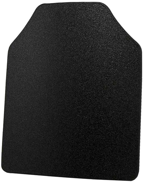 Vism UHMWPE Curved Shooters Cut n Level IIIA Hard Ballistic Plate/Pistol Caliber Protection Black - Vism