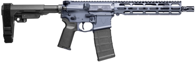 VKTR Industries Pistol SBA3 Brace Forged 10.5in Hammer Forged Barrel 9.85in VKTR Handguard Cerakote Sniper Grey - Vktr Industries