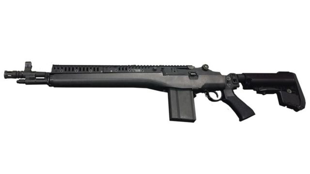 Vltor M1A M14 Socom Improved ModStock System Select Fire Raw - Vltor
