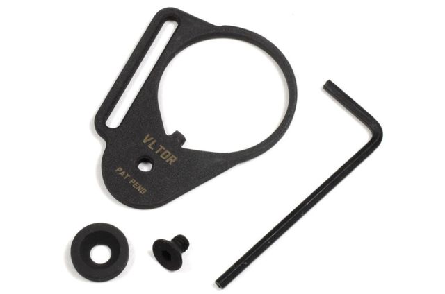 Vltor Single Attachment Sling Endplate 1.25in Sling Black - VLTOR