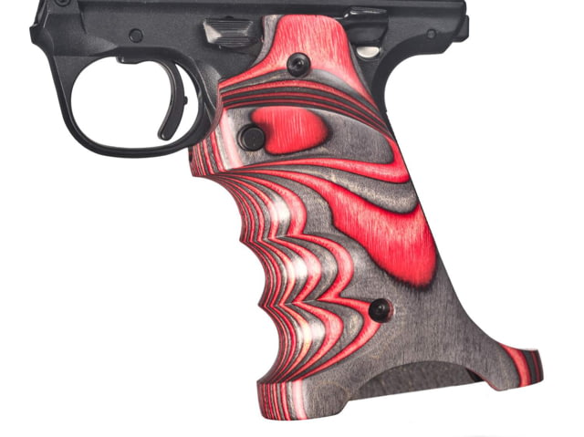 Volquartsen Firearms Laminated Grips for MK IV 22/45 Red - Volquartsen Firearms