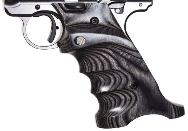 Volquartsen Firearms Laminated Grips for MK IV Left-Handed Gray - Volquartsen Firearms
