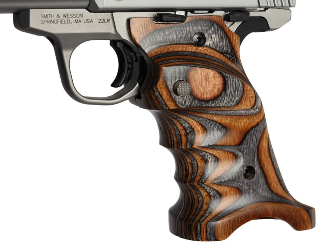 Volquartsen Firearms Laminated Wood Grips for the SW22 Brown/Gray - Volquartsen Firearms