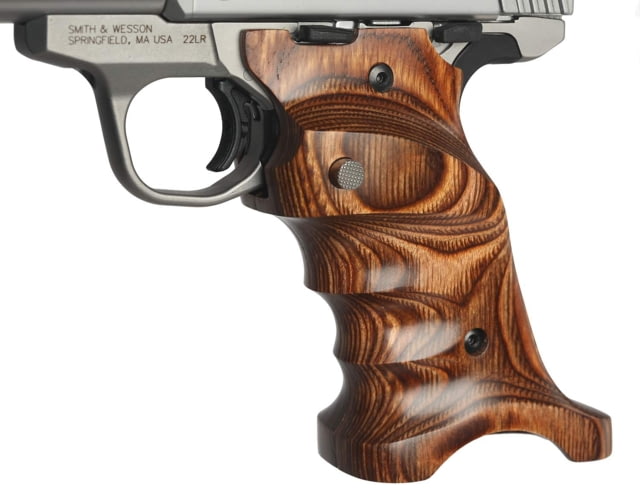 Volquartsen Firearms Laminated Wood Grips for the SW22 Brown - Volquartsen Firearms