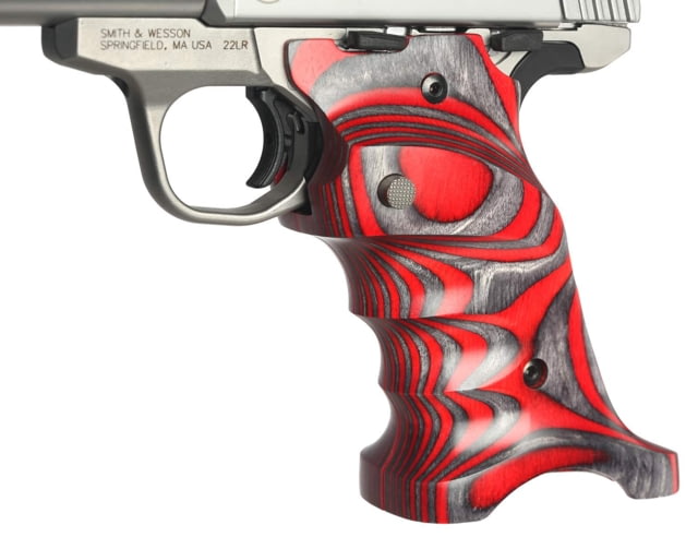 Volquartsen Firearms Laminated Wood Grips for the SW22 Red - Volquartsen Firearms