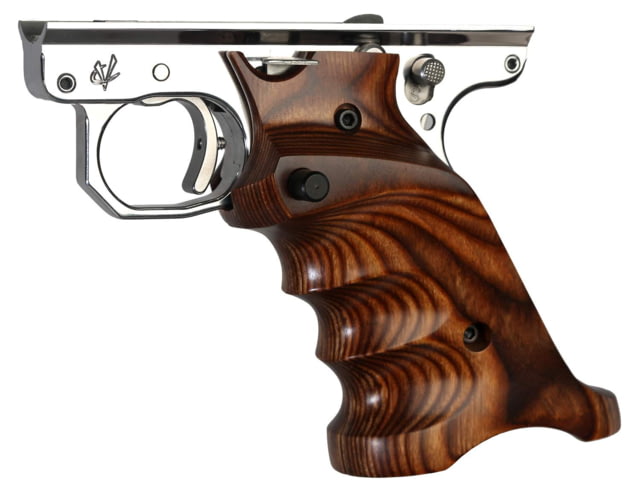 Volquartsen Firearms Laminated Wood Pistol Grips for MKII Brown Right-Handed - Volquartsen Firearms