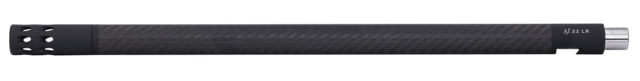 Volquartsen Firearms Lightweight Carbon Fiber Barrel Ruger 10/22 1-16 Twist 1/2 x 28 Threads Black Ends/Stainless - Volquartsen Firearms