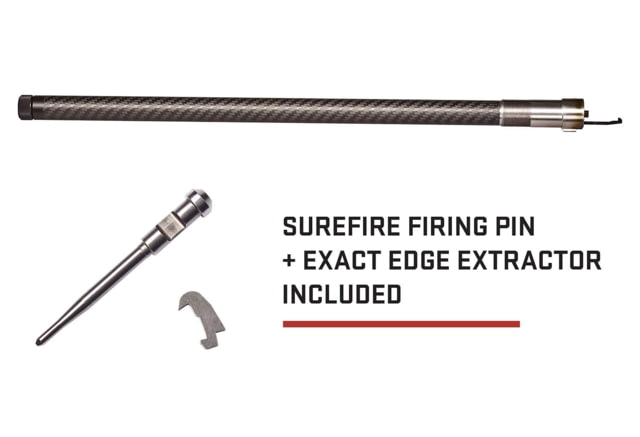 DEMO Volquartsen Firearms THM Lightweight Threaded Rifle Barrel Smith & Wesson M&P 15-22 Sport .22 LR 1/2x28 Thread Carbon Fiber Carbon Black - Volquartsen Firearms