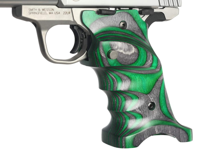 Volquartsen Firearms Laminated Wood Grips for the SW22 Green - Volquartsen Firearms