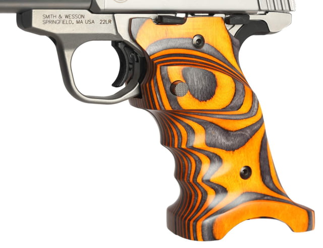 Volquartsen Firearms Laminated Wood Grips for the SW22 Orange - Volquartsen Firearms