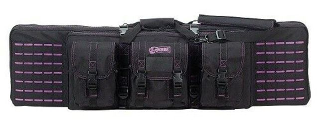 Voodoo Tactical 42in Padded Weapons Case w/Die Cut MOLLE Gray/Purple 42in - Voodoo Tactical