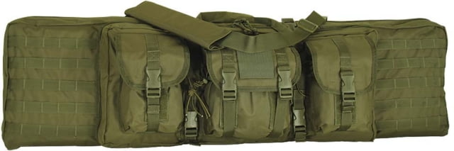 Voodoo Tactical 42in Padded Weapons Case w/Die Cut MOLLE OD Green 42in - Voodoo Tactical