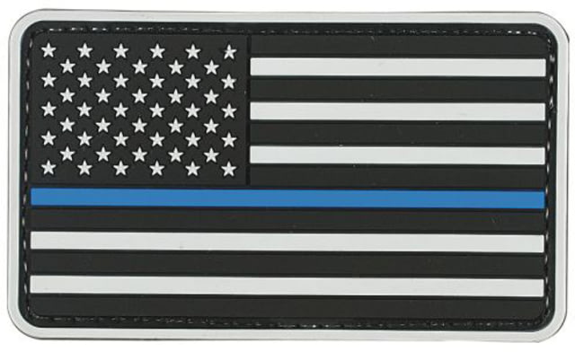 Voodoo Tactical American Flag Patch Rubber Blue Line - Voodoo Tactical