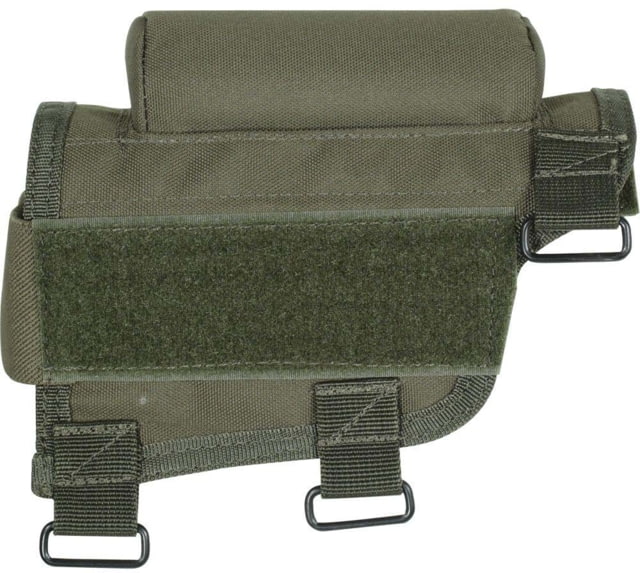 Voodoo Tactical Buttstock Cheek Piece w/Ammo Carrier OD Green - Voodoo Tactical